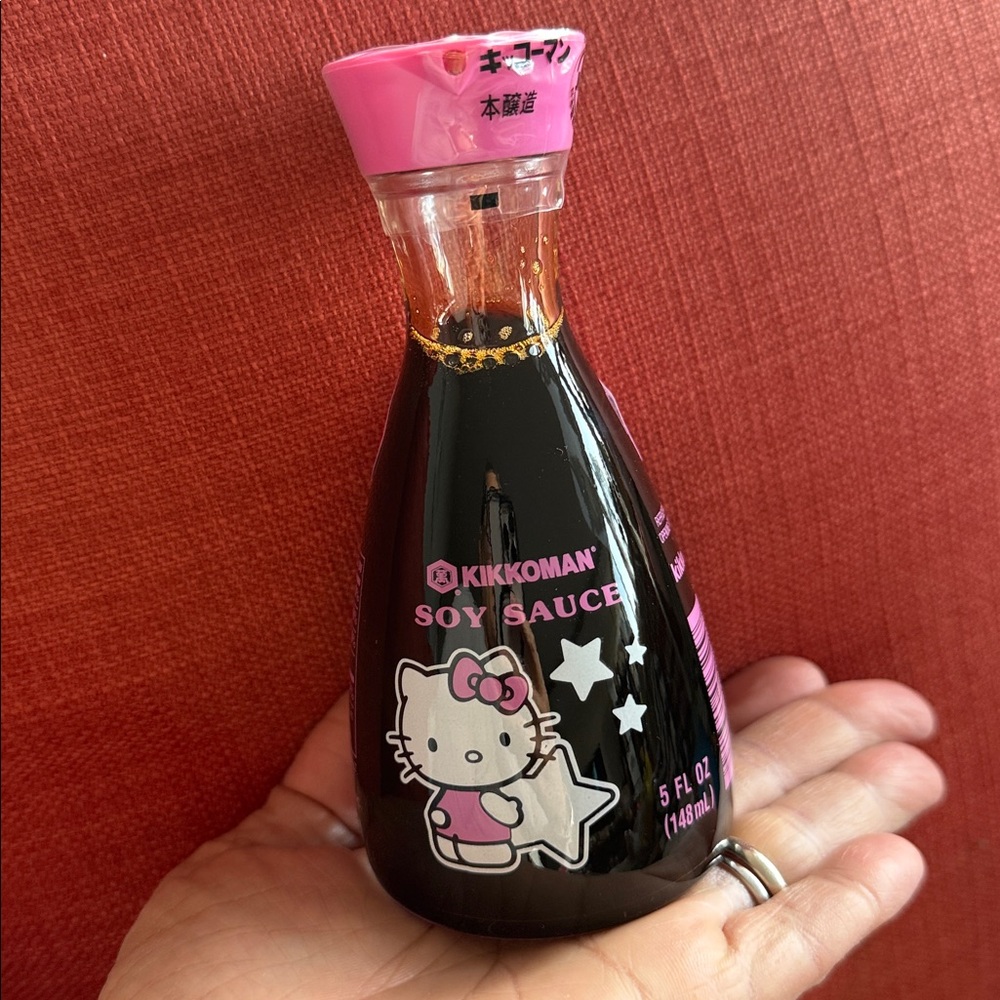 Hello kitty kikkoman Shoyu dispenser.
